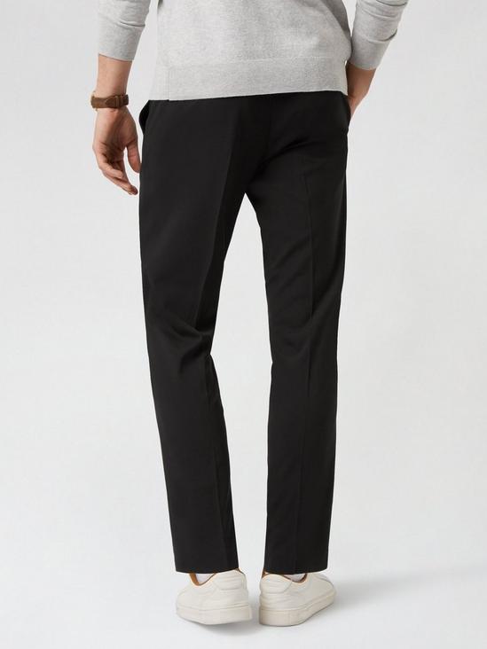 Burton Skinny Fit Black Essential Suit Trousers 3