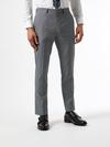 Burton Grey Micro Texture Skinny Fit Suit Trousers thumbnail 1