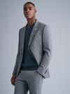 Burton Grey Micro Texture Skinny Fit Suit Trousers thumbnail 4