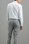 Burton Grey Skinny Check Suit Trousers thumbnail 6