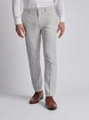Burton Light Grey Puppytooth Skinny Fit Suit Trousers thumbnail 1