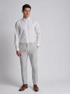 Burton Light Grey Puppytooth Skinny Fit Suit Trousers thumbnail 2