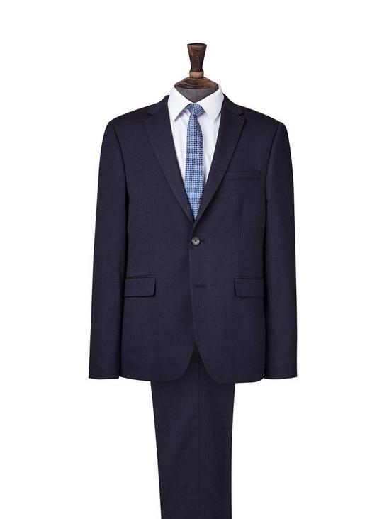 Burton Essential Navy Skinny Fit Suit Jacket 4