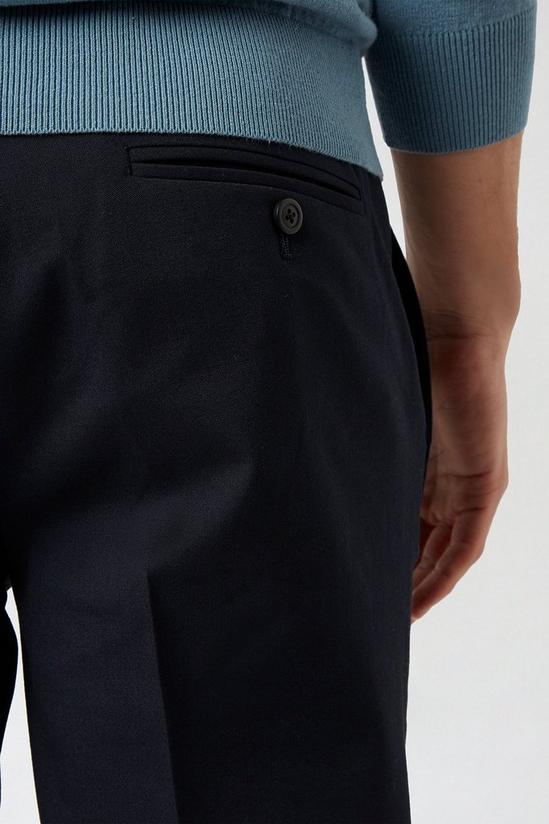 Burton Navy Essential Skinny Fit Suit Trousers 4