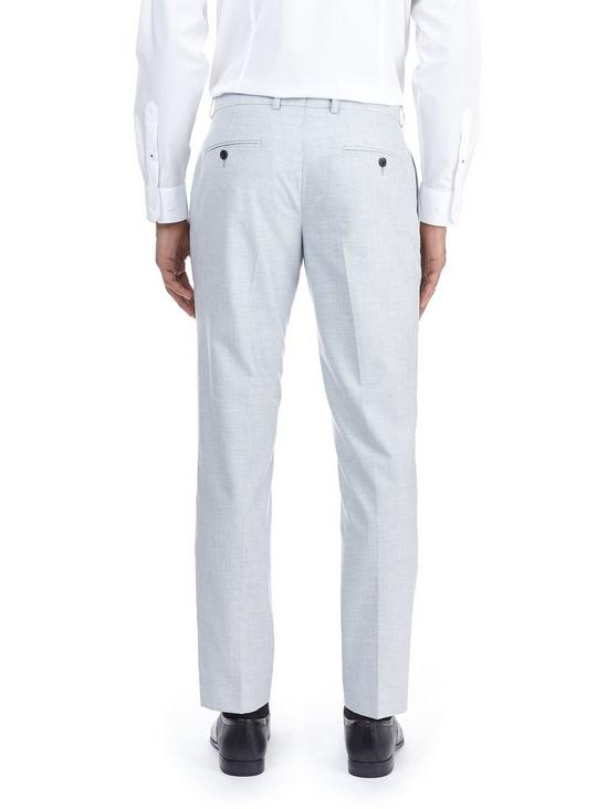 Burton Light Grey Skinny Fit Suit Trousers 4