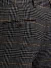 Burton Brown Saddle Skinny Fit Check Suit Trousers thumbnail 3
