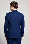 Burton Slim Fit Blue Texture Suit Jacket thumbnail 3
