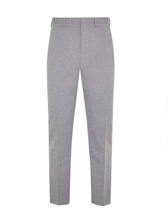 Burton Grey essential skinny fit suit trousers 1