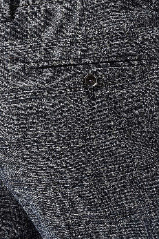 Burton Slim Fit Russet Pow Check Suit Trouser 4
