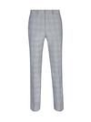 Burton Grey Highlight Check Slim Fit Suit Trousers thumbnail 4