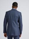 Burton Blue Texture Slim Fit Suit Jacket thumbnail 2