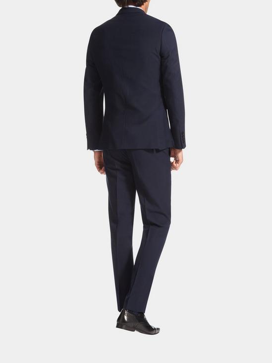Burton Navy Essential Slim Fit Suit Jacket 2
