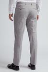 Burton Grey and Black Stripe Slim Fit Suit Trousers thumbnail 3
