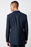 Burton Navy Jaspe tailored fit suit jacket thumbnail 2
