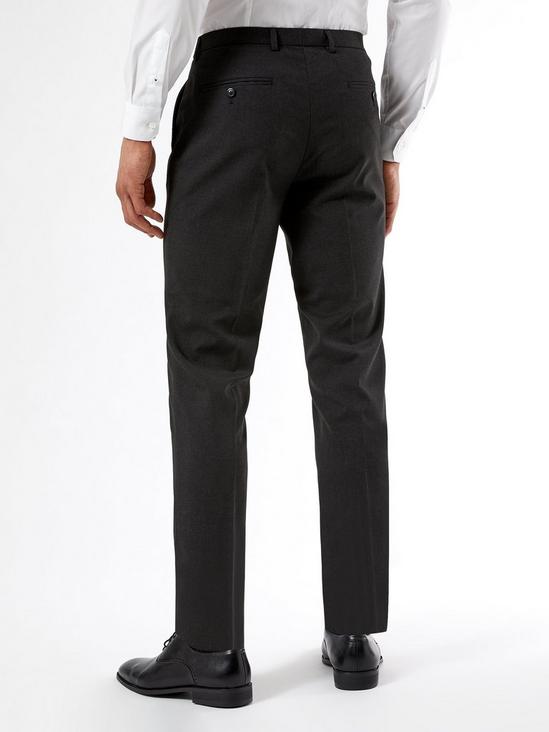 Burton Skinny Charcoal Suit Trousers 2