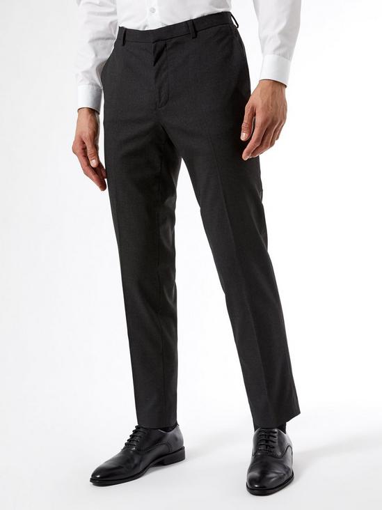 Burton Skinny Charcoal Suit Trousers 3