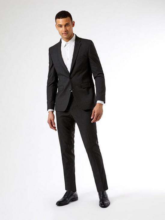Burton Skinny Charcoal Suit Trousers 4