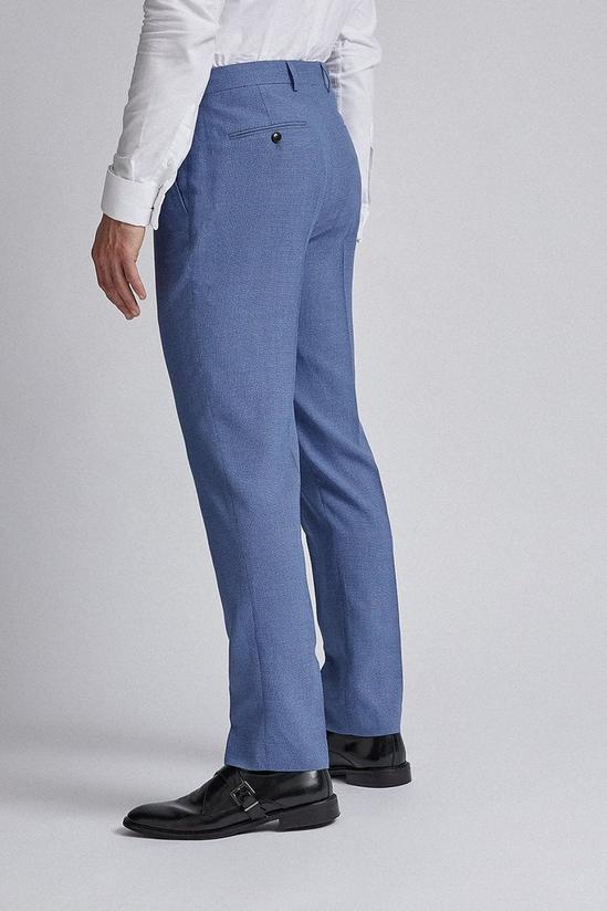 Burton Light Blue Microweave Slim Fit Suit Trousers 3