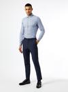 Burton Mid Blue Jasper Check Skinny Fit Suit Trousers thumbnail 1