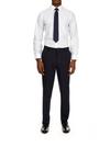 Burton Navy Essential Tailored Fit Suit Trousers thumbnail 4