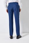 Burton Blue Texture Slim Fit Suit Trousers thumbnail 3