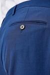 Burton Blue Texture Slim Fit Suit Trousers thumbnail 4