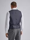 Burton Grey Jaspe Check Tailored Fit Suit Waistcoat thumbnail 2