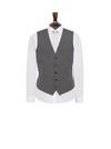 Burton Grey Jaspe Check Tailored Fit Suit Waistcoat thumbnail 4