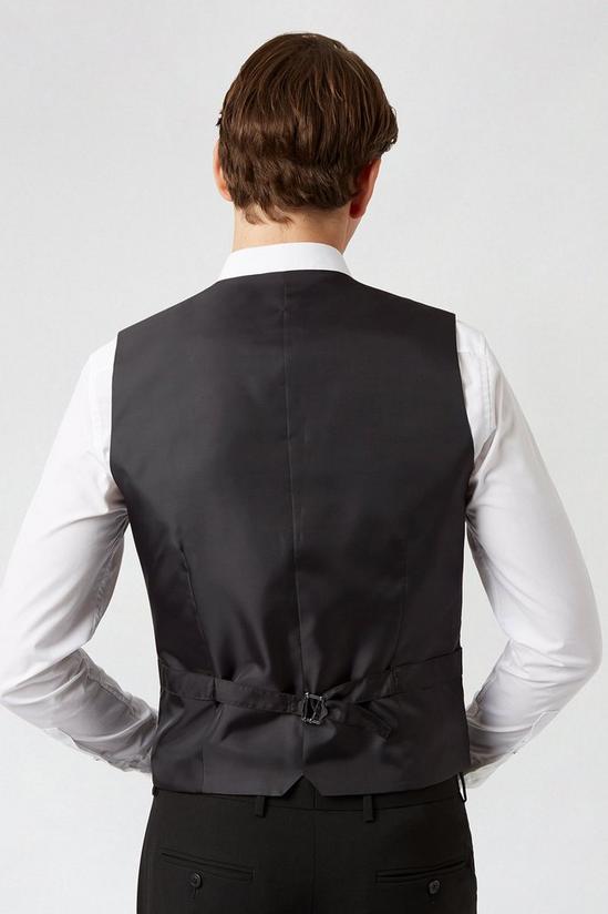 Burton Black Essential Waistcoat 3