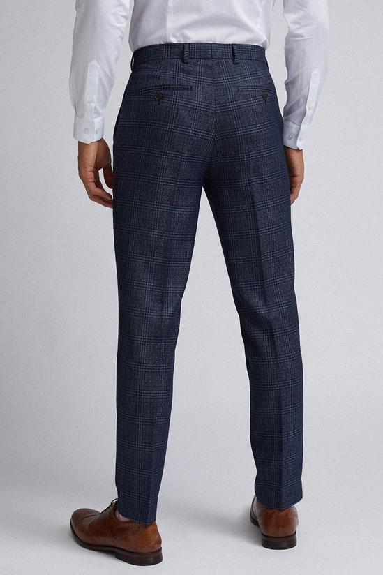 Burton Slim Navy Grindle Suit Trousers 3