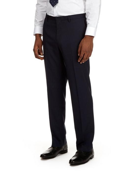 Burton Tailored Fit Essential Navy Suit Trouser 3