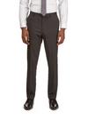 Burton Dark Grey Essential Slim Fit Suit Trousers thumbnail 1