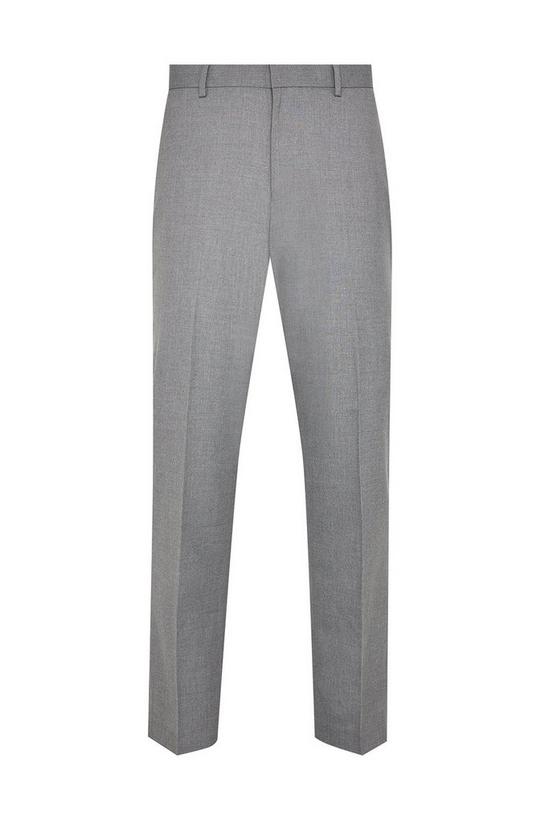 Burton Tailored Fit Grey Essential Trouser 1