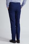 Burton Blue Self Check Tailored Fit Suit Trousers thumbnail 2