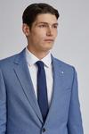 Burton Light Blue Microweave Slim Fit Suit Jacket thumbnail 4