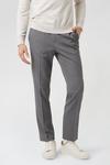 Burton Light grey essential eco Slim Fit  trousers thumbnail 1