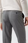 Burton Light grey essential eco Slim Fit  trousers thumbnail 4