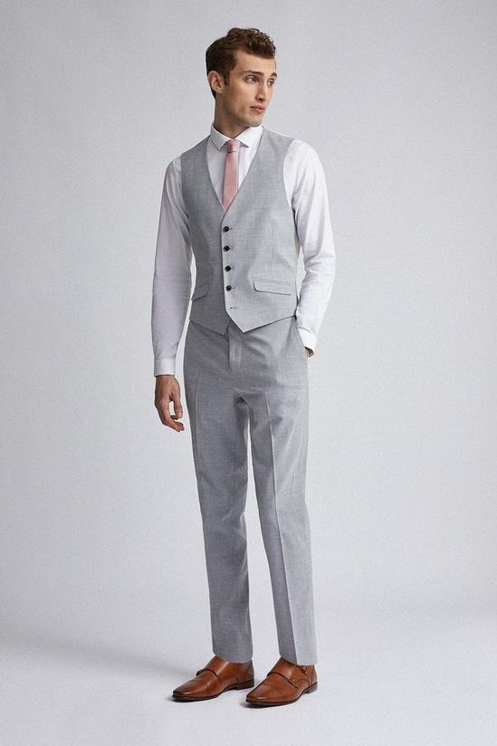 Burton Slim Fit Grey Suit Trousers 1