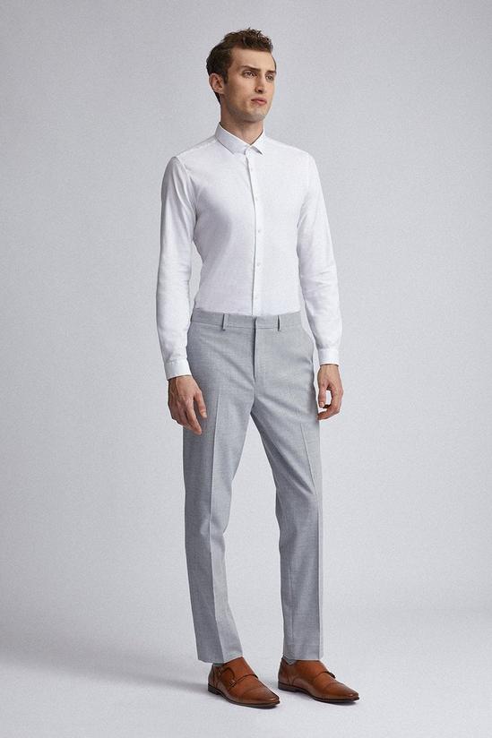 Burton Slim Fit Grey Suit Trousers 2