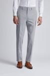 Burton Slim Fit Grey Suit Trousers thumbnail 3