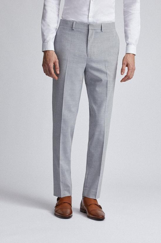 Burton Slim Fit Grey Suit Trousers 3