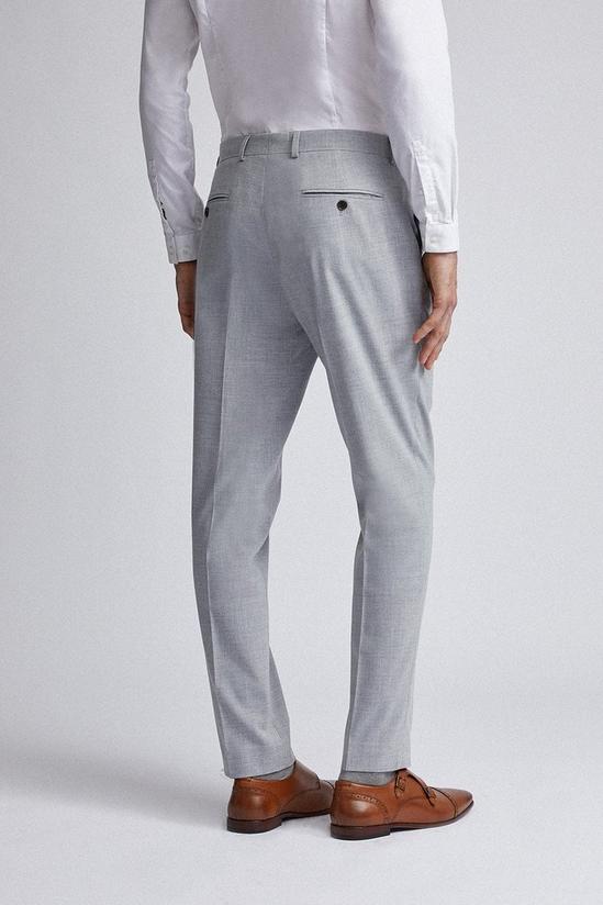 Burton Slim Fit Grey Suit Trousers 4