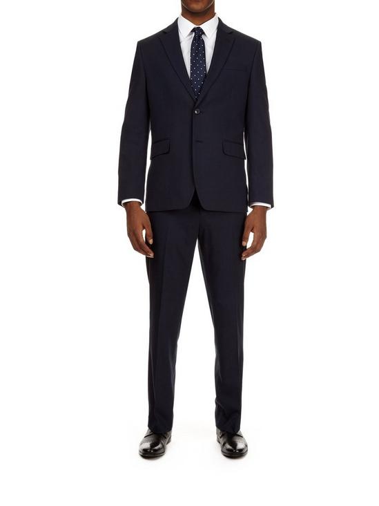 Burton Tailored Fit Essential Navy Suit Jacket 1
