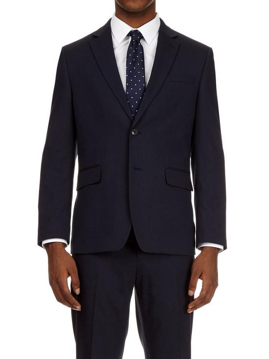 Burton Tailored Fit Essential Navy Suit Jacket 3