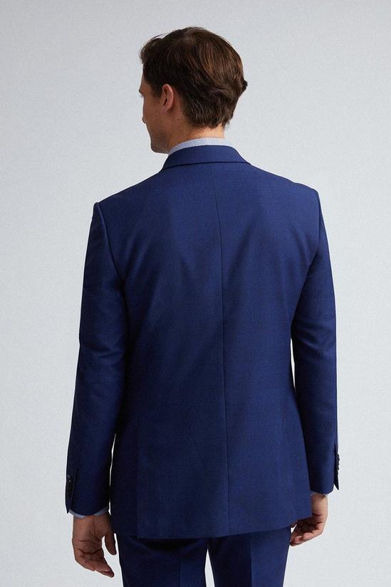 Burton Blue Self Check Tailored Fit Suit Jacket 3