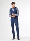 Burton Navy Slim Fit Birdseye Suit Trousers thumbnail 5