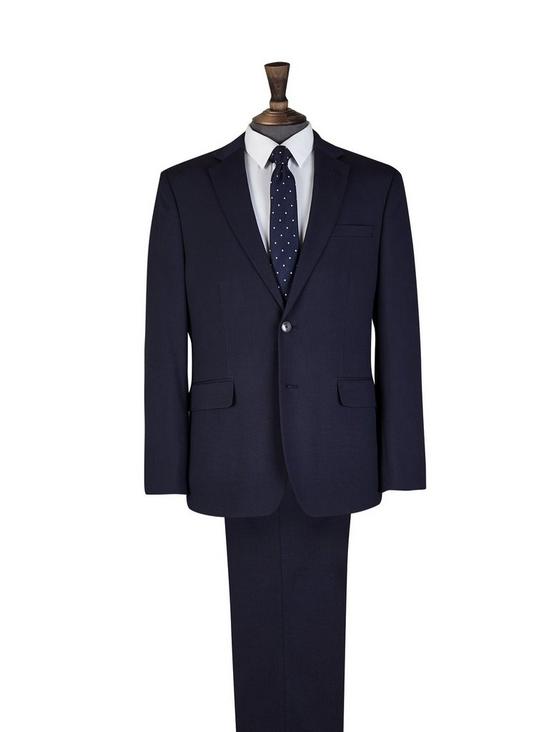 Burton Tailored Fit Essential Navy Suit Jacket 2