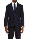 Burton Tailored Fit Essential Navy Suit Jacket thumbnail 4