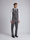Burton Charcoal End on End Tailored Fit Suit Trousers thumbnail 5