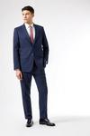 Burton Navy Marl Tailored Fit Suit Jacket thumbnail 2